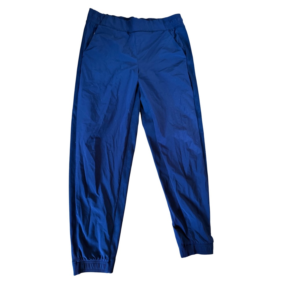 Athleta Brooklyn Jogger Navy Blue Lightweight Stretch Travel Pants Size 10